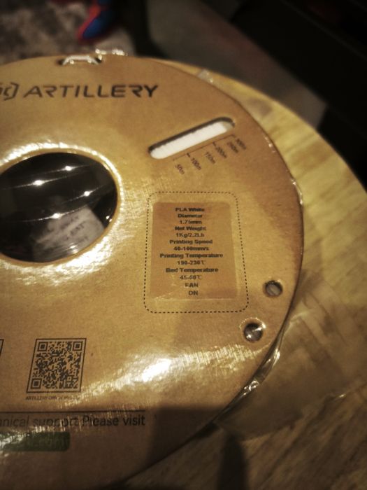 Filamento pla 1kg branco 3d