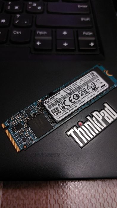 SSD Toshiba 256GB NVMe M.2 PCIe 3.0(стан 74%)