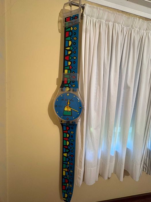 Relógio de Parede Swatch Vintage – Funcional