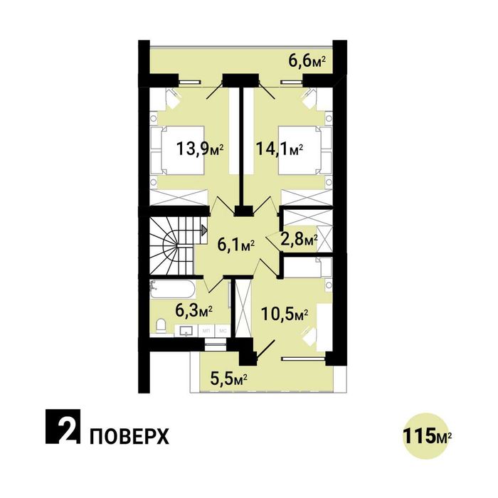 Ексклюзивний Дуплекс 135м2 з гаражем у Вовчинцях. Преміум якість