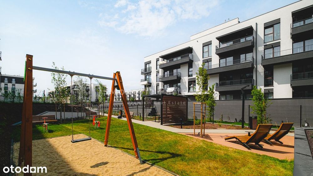 Apartament 2 pok. z dużym ogrodem, wysoki parter