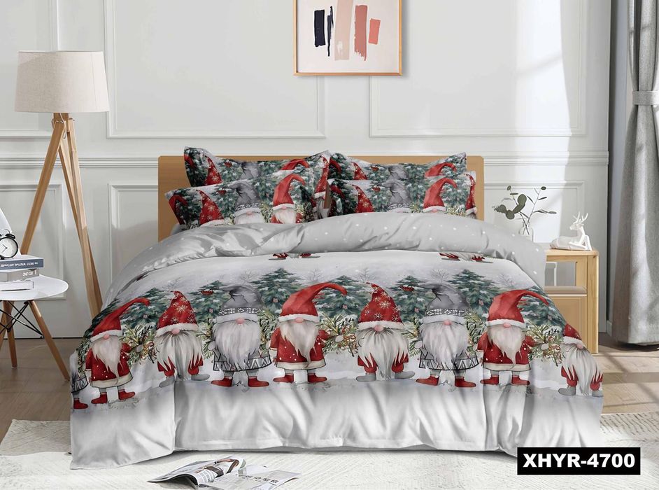 Новорічна постіль Фланель Байка Тепла Натуральна