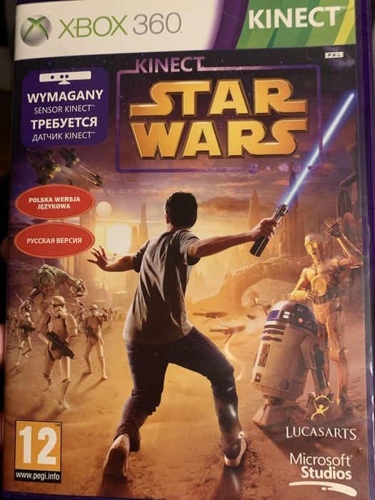 Gra. Box 360 kinect star wars