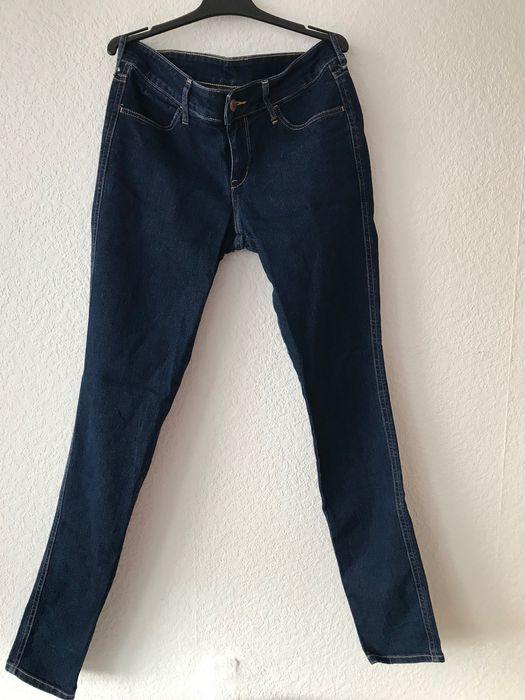 Spodnie jeansowe granatowe