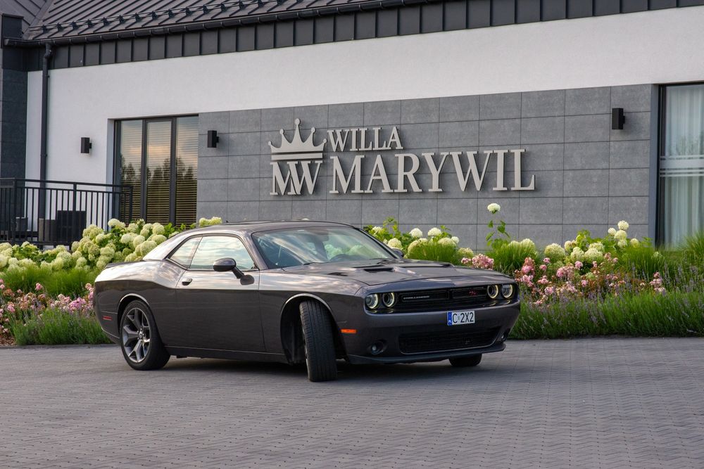 Samochód do ślubu, Dodge ChallengerV8, Wynajem Muscle Car,do zdjęć,VIP
