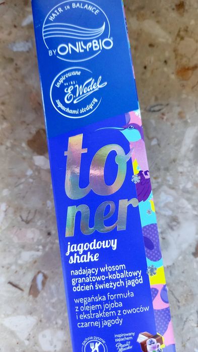 ONLYBIO x E.Wedel Toner do włosów Jagodowy Shake do włosów ciemnych