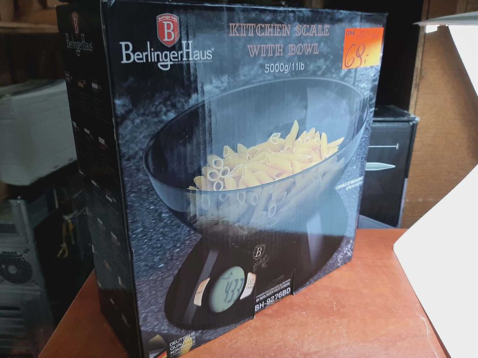 Waga kuchenna Berlinger Haus BH-9276BD czarny 5 kg