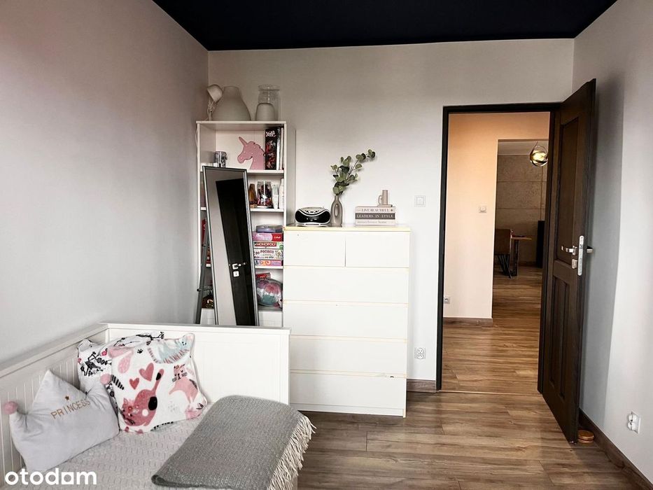 Przestronne 3 pokoje. 61m2 + 6m2