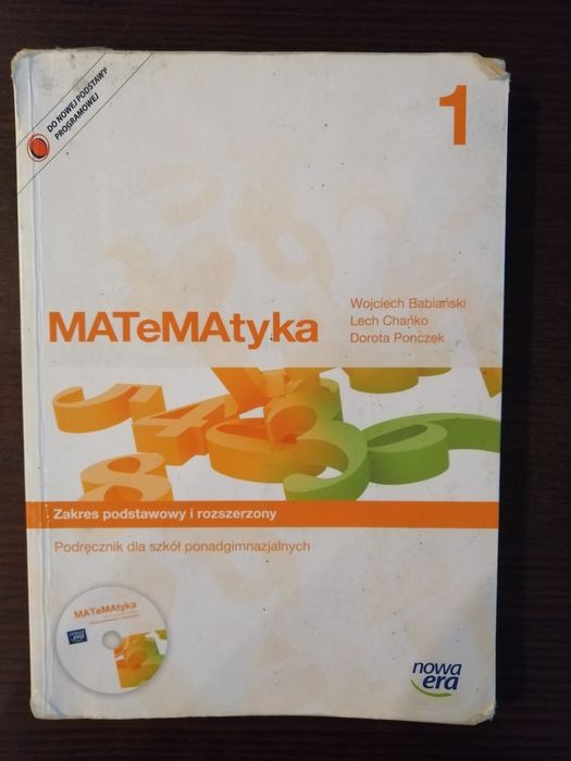 Matematyka 1 poziom podstawowy i rozszerzony