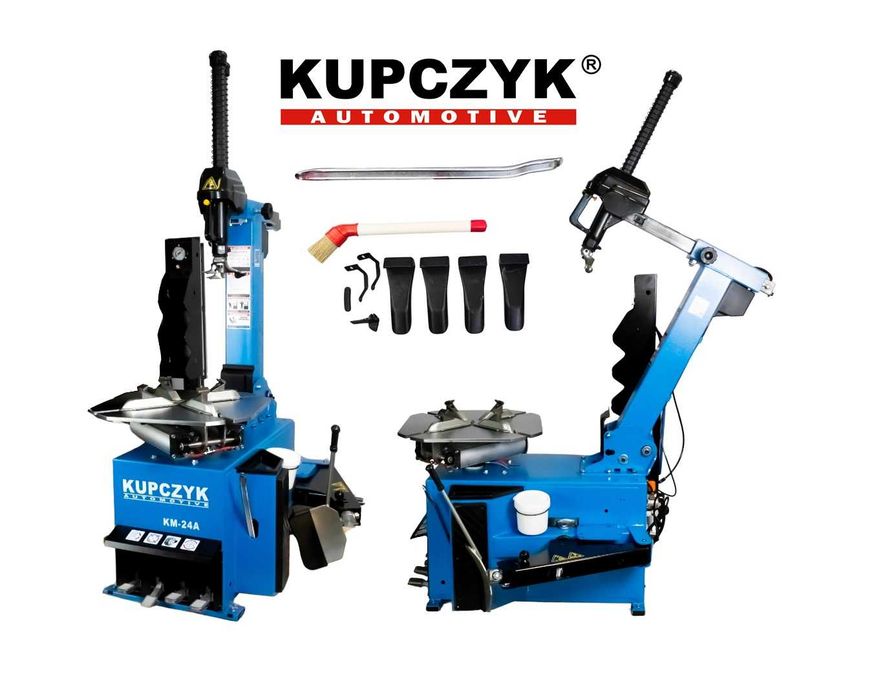 Zestaw Wulkanizacja Montażownica KM-24A Wyważarka KW-900LHB Kupczyk