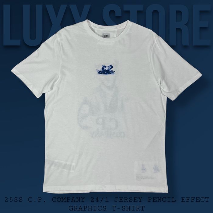 Футболка C.P. Company Jersey Pencil Effect (C P, CP, сипикомпани)