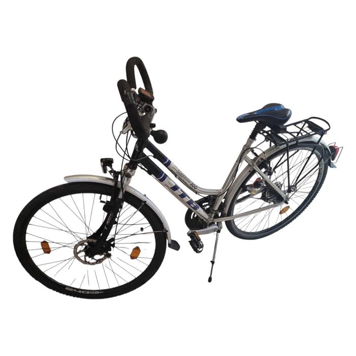 Rower damka ITB TREKKING 300 srebrny 26"