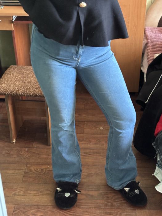 Джинси кльош (bootcut), сині