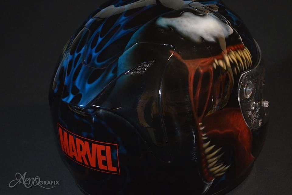 Kask HJC FG-ST Gridan MC1SF - malowane VENOM