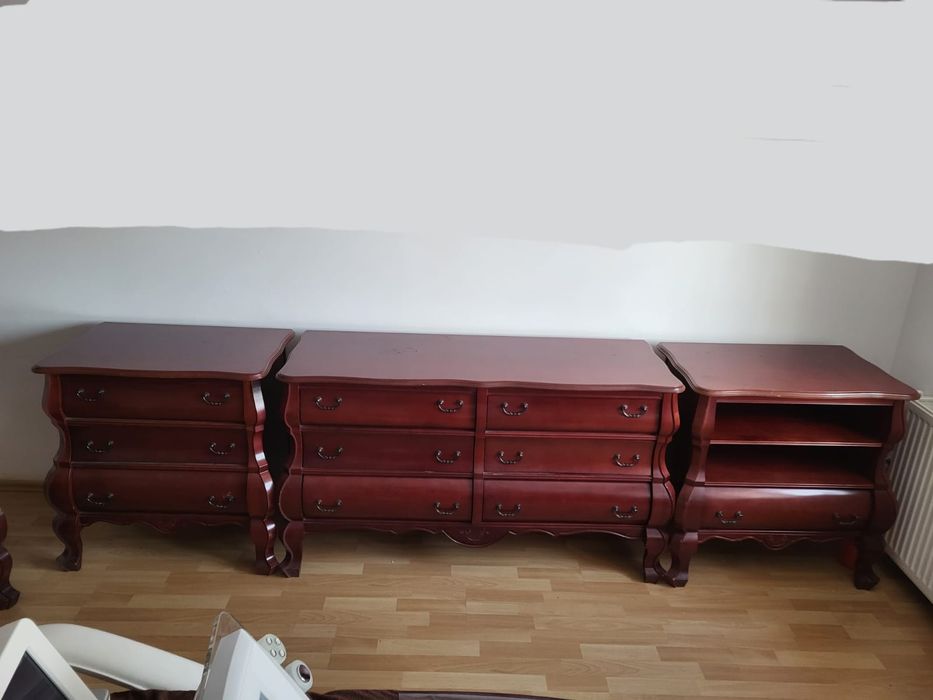 Stylowe meble stylizowane meble wiśnia witryna komody