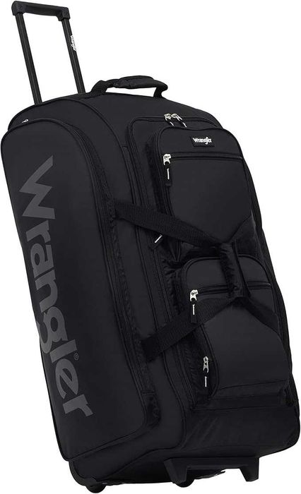 Дорожня сумка на колесах Wrangler 30" Multi-Pocket Rolling Duffel Bag 76 л. Оригінал. З США. Нова Чорна
