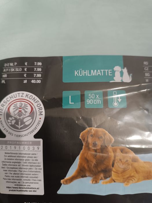 Mata chłodząca dla psa nowa L