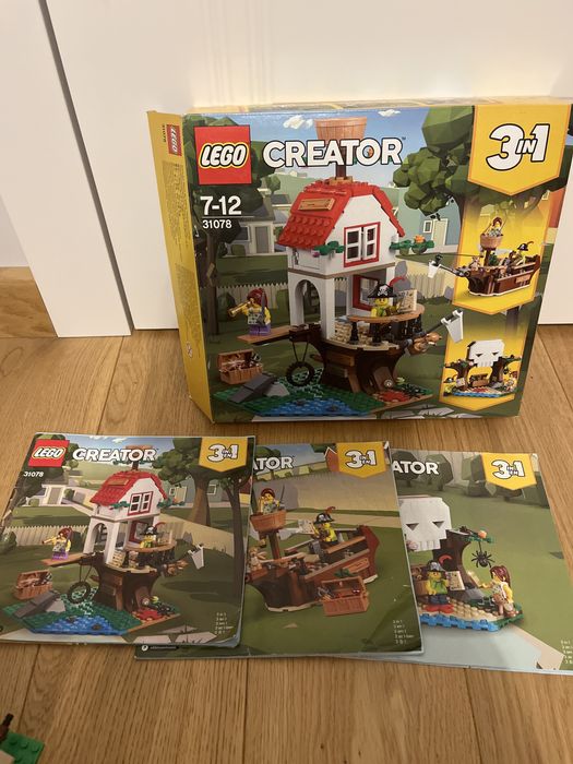 Klocki lego creator 31078 piraci , domek na drzewie