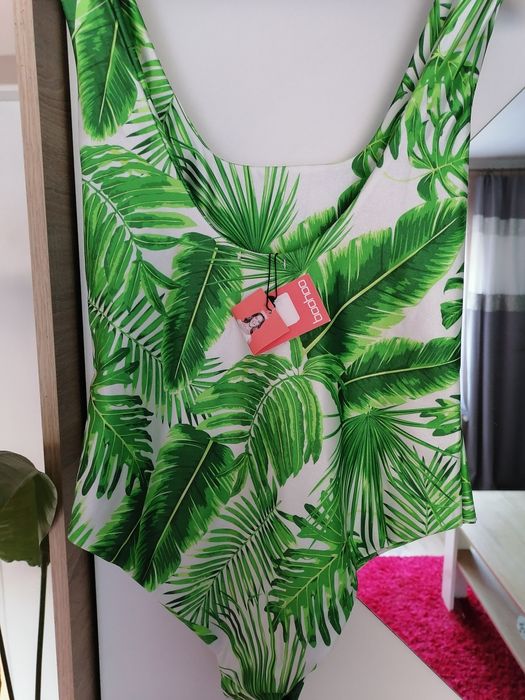 Boohoo strój kąpielowy liście L