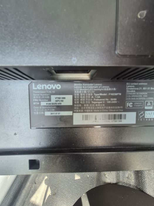 Monitor Lenovo 24"