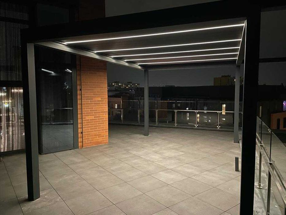 Pergola aluminiowa Żaluzyjna automatyczna, Najmocniejsza konstrukcja