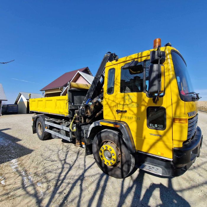 Volvo FL618 wywrotka HDS HIAB 102