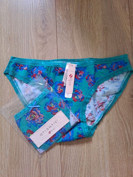 Majtki damskie Atlantic, rozmiar XL, mini bikini, bawełna