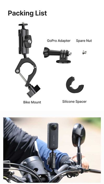 Uchwyt ULANZI Magic Arm CM025 1/4''  motocykl rower