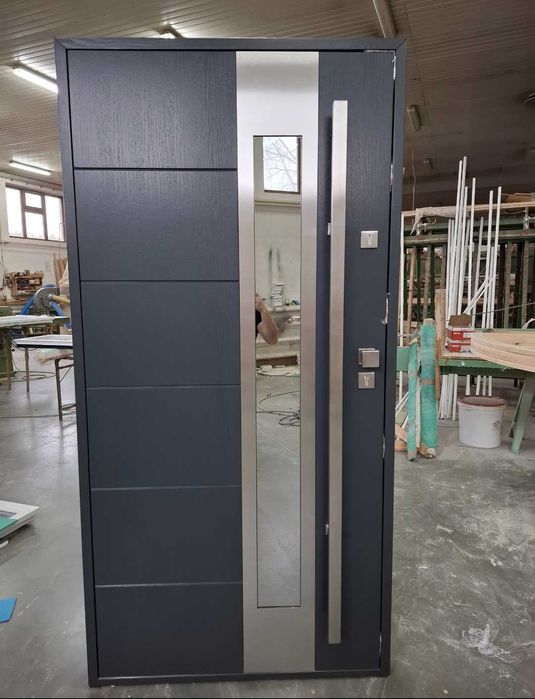 Drzwi zewnętrzne drewniane 85mm Producent