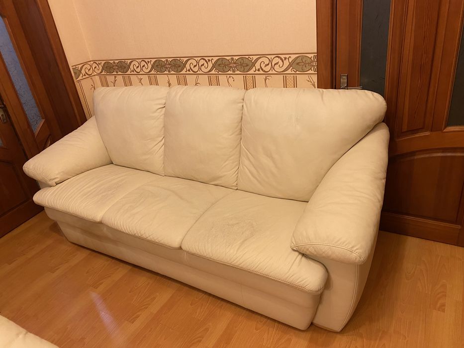 Диван Шкіряний 3+2 Розкладний LongLife