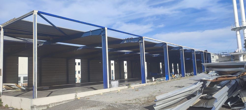 Hala stalowa magazyn 30x126m 7,4m konstrukcja