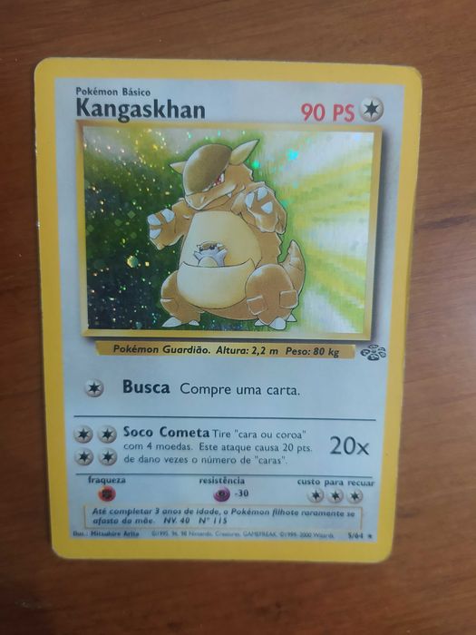 Cartas pokemon raras - Snorlax e Kangaskan