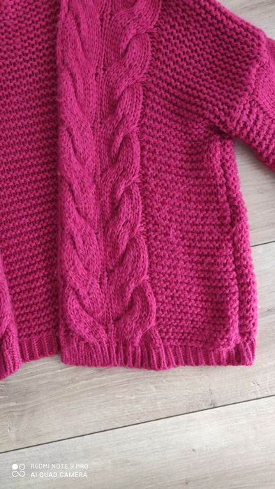 Damski sweter narzutka rozmiar S