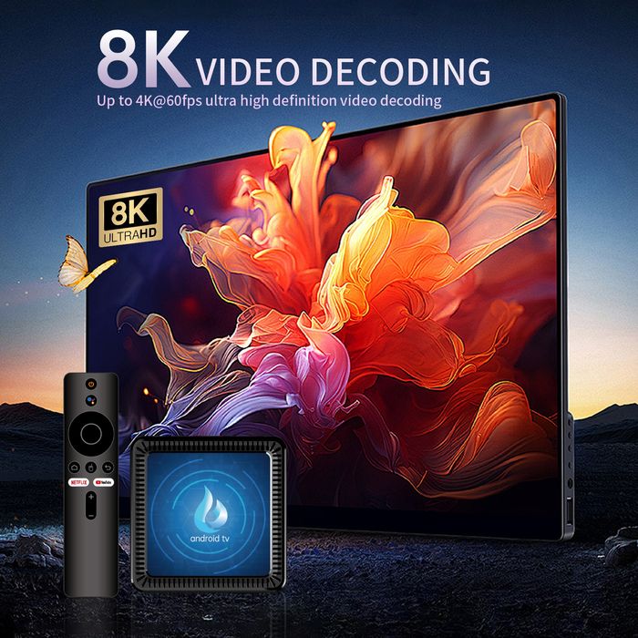 Смарт приставка, тв бокс Q 17 ATV 4/64