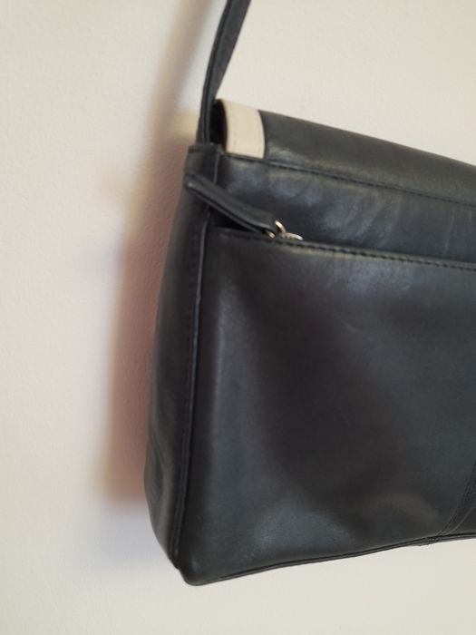 Оригинал Tula Британия кожаная сумка кроссбоди тёмно-синего цвета