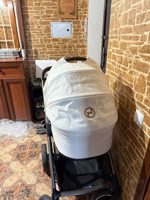 Коляска Cybex Talos S Lux Taupe 2 в 1 Seashell Beige