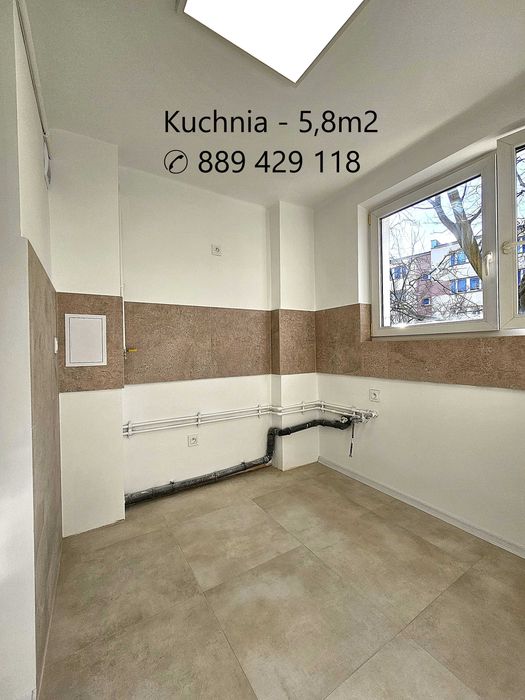Świeżo Wyremontowane - Bez Pośrednika - 54,4m² - 3 pokoje - kuchnia - łazienka - balkon - piwnica. - Widok 5
