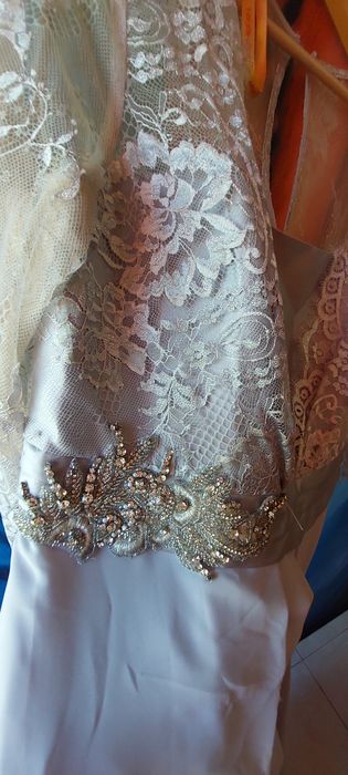 Vestido Novo com etiqueta Estefânia n50 conjunto vestido gala e casac