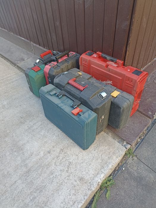 Walizki po elektronarzędziach - Milwaukee, Parkside, Makita