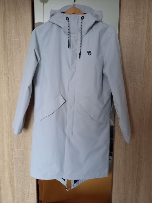 Sinsay parka płaszcz przeciwdeszczowy przejściowy wiosenny 34 XS 36 S
