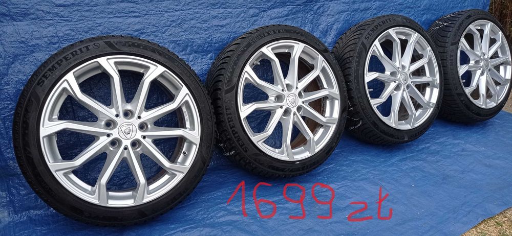 Felgi Koła Aluminiowe 225/40/R18 CONTINENTAL 8mm 5x112 VW AUDI SEAT
