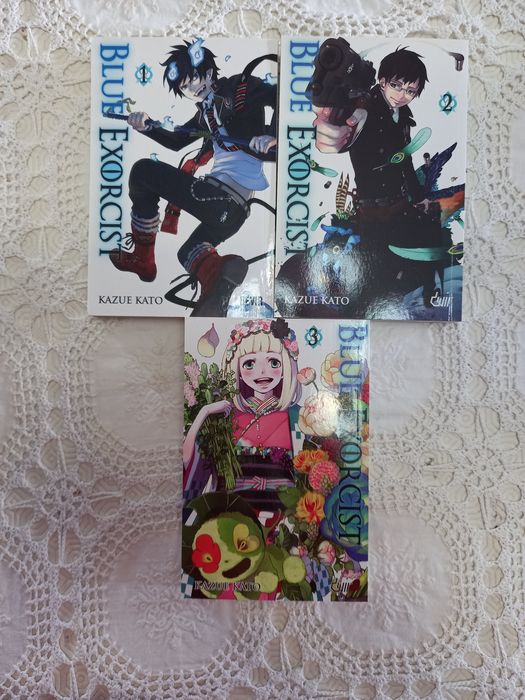 Mangá  "Blue Exorcist" volumes 1-3