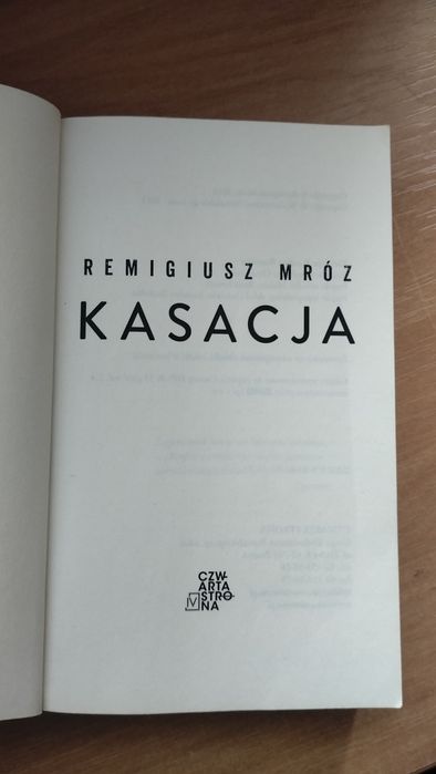 Książka pod tytułem Kasacja