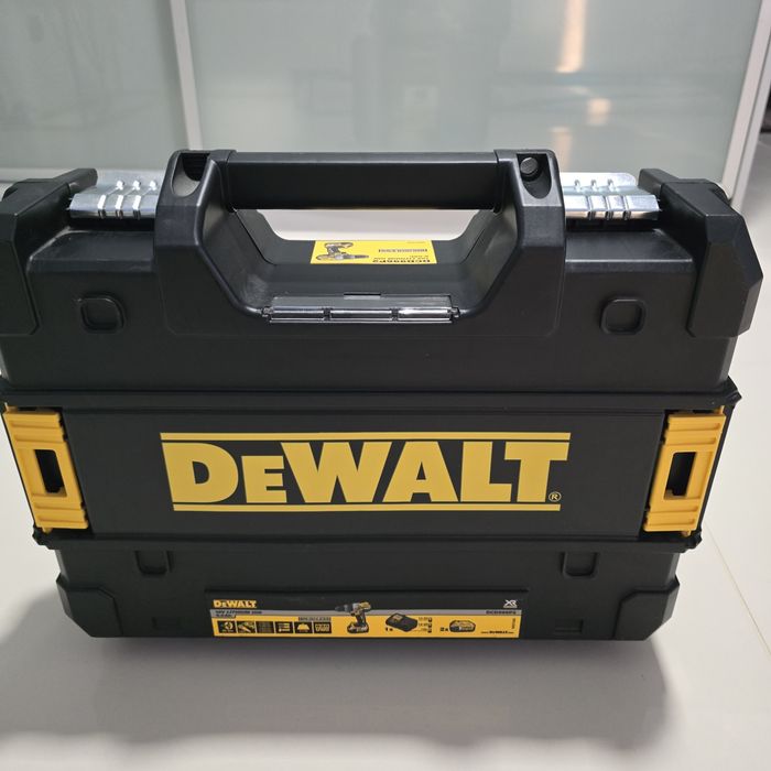 Nowy Zestaw DeWalt TSTAK: Walizka + Rączka Boczna do Wkrętarki