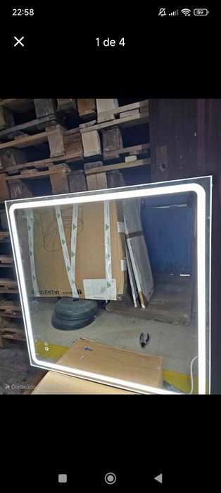 Espelhos LED por medida