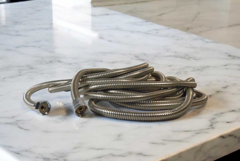 Długi wąż prysznicowy 10m chromowany elastyczny wąż prysznicowy