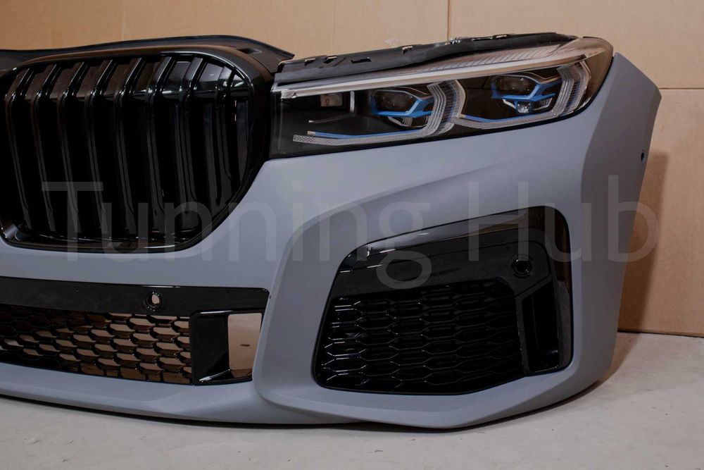 РЕСТАЙЛІНГ G12 Комплект рестайлінг з оптикою для BMW 7 Series G11 G12 (2015-2019) обвіс Стиль M-Paket 760i 760 Чорний Black Shadow Line