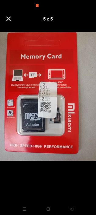 Karta pamięci mi Xiaomi 2 Tera nowa