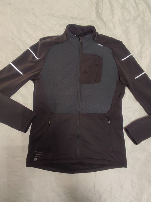 Bluza do biegania kiprun Warm czarna M 38