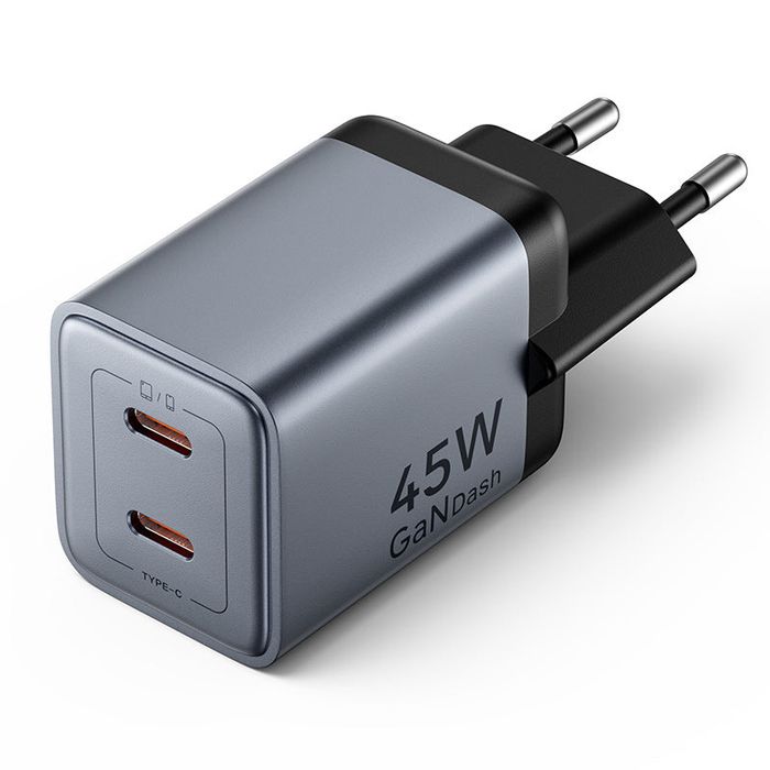 Зарядний комплект VENTION 45W GaN з кабелем USB-C PD 3.0
